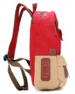 Eshow-Girls-Canvas-School-Backpack-Red-0-3