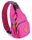 Eshow-Womens-Canvas-Travel-Cross-Body-Single-Shoulder-Chest-Pack-Pink-0-3