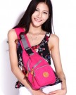 Eshow-Womens-Canvas-Travel-Cross-Body-Single-Shoulder-Chest-Pack-Pink-0-4