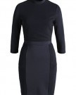 Esprit-Collection-Womens-094EO1E040-Knitted-34-Sleeve-Dress-Manhattan-Blue-Size-10-Manufacturer-SizeSmall-0-1