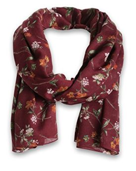 Esprit-Womens-104EA1Q001-Floral-Scarf-Yellow-Vine-Yard-One-Size-0