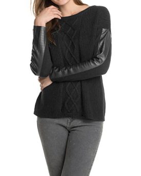 Esprit-Womens-104EE1I017-Boat-Neck-Long-Sleeve-Jumper-Black-Size-8-Manufacturer-SizeX-Small-0