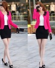 Etosell-Ladies-OL-Double-Breasted-Slim-Blazer-Suit-Coat-Jacket-Short-Outwear-Rose-Asian-XL-0-1
