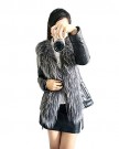 Etosell-Womens-Faux-Raccoon-Fur-Collar-Coat-Slim-Leather-Wind-Coat-Jacket-M-0