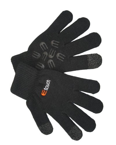 Etouch Touchscreen Gloves, for iPhone, iPad, Blackberry, Samsung, HTC and other smartphones, PDA's & Sat navs, Black (M/L) - Image 4