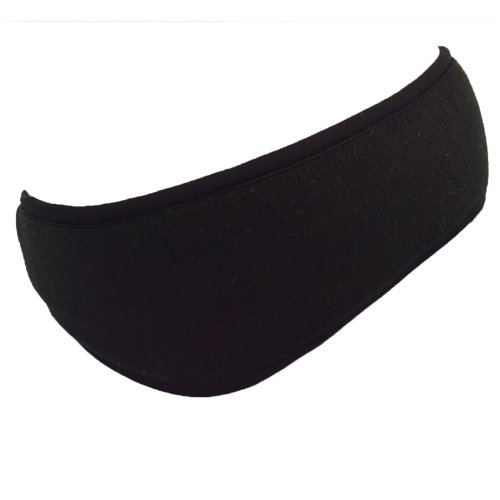 Euro Premium Fleece Headband in 6 Colours Warm Winter Accessory (Black) - Image 3
