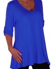 EyeCatch-Plus-Shellie-Womens-Casual-V-Neck-Tunic-Plus-Size-Ladies-Flared-Long-Top-Royal-Blue-Size-22-24-0-1