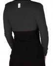 EyeCatchKnitwear-Leona-Bolero-Plain-Knit-Beaded-Shrug-Black-SM-0-1