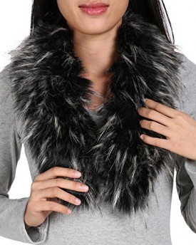 FINEJO-Winter-Fashion-Luxury-Faux-Fur-Collar-Scarf-Warm-Warmer-Shawl-Wrap-Stole-H-0