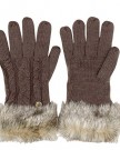 FLORENCE-Warm-Womens-Ladies-Cable-Knit-Gloves-with-Faux-Fur-Cuffs-Perfect-for-Autumn-and-Winter-Tayberry-0