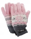 FLOSO-LadiesWomens-Thinsulate-Fairisle-Thermal-Gloves-3M-40g-One-Size-Pink-0