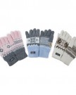 FLOSO-LadiesWomens-Thinsulate-Fairisle-Thermal-Gloves-3M-40g-One-Size-Pink-0-4