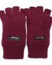 FLOSO-LadiesWomens-Thinsulate-Thermal-Fingerless-Winter-Gloves-3M-40g-One-size-Pink-0-1