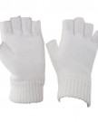 FLOSO-LadiesWomens-Thinsulate-Thermal-Fingerless-Winter-Gloves-3M-40g-One-size-Pink-0-2