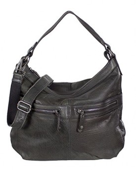 FREDsBRUDER-Beuteltier-B-Bag-leather-bag-shoulder-bag-large-40-x-31-x-12-cm-ColourGreen-Green-Grey-0