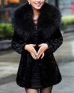 Fashion-Design-Imitated-Mink-Fur-Warm-Jacket-Fur-Collar-Fur-Coats-Black-XXL-0-0