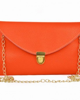Fashion-Envelope-Purse-Clutch-Bag-Lady-Hand-Bag-Wrist-Wallet-Orange-0