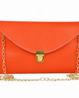 Fashion-Envelope-Purse-Clutch-Bag-Lady-Hand-Bag-Wrist-Wallet-Orange-0