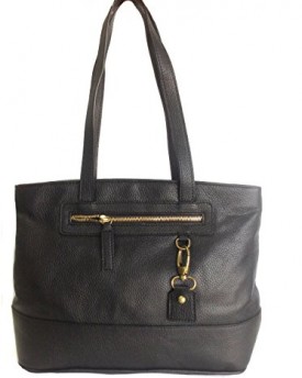 Fashionable-Black-Italian-Leather-Shoulder-Bag-or-Handbag-0