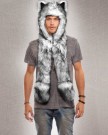 Faux-Fur-Winter-Hat-Animal-Hood-Scarf-Gloves-Ladies-Girls-Mens-Xmas-Spirit-Panda-Husky-Leopard-Grizzly-Bear-Wolf-Rabbit-Red-Fox-Husky-0
