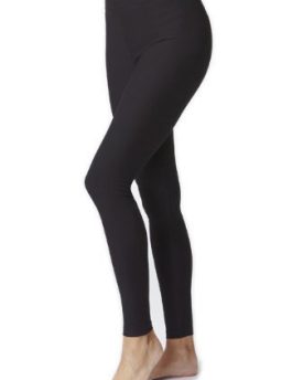 Figure-Firming-Waisted-Leggings-M-Black-0