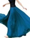 Finejo-Womens-Chiffon-Retro-Long-Maxi-Skirt-Vintage-Dress-Blue-0