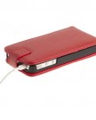 Fonerize-Flip-Real-Leather-Wallet-Card-Case-for-iPhone-4-4S-Red-0-3
