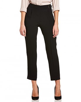 French-Connection-Womens-Emmeline-Crepe-Slim-Fit-Trouser-Black-Size-8-0