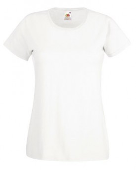 Fruit-Of-The-Loom-NEW-Lady-Fit-Valueweight-T-ShirtWhite-L-0