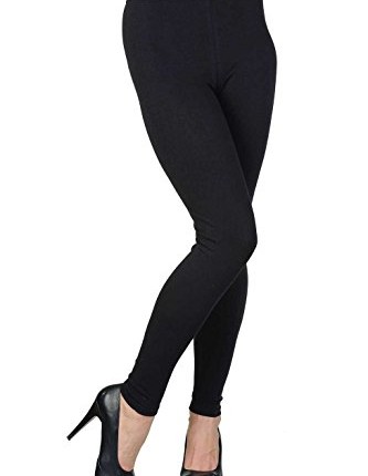Full-Lenght-or-Cropped-Leggings-Sizes-S-3XL-95-COTTON-WIDE-RANGE-OF-COLOURS-X-Large-Full-Length-Black-0