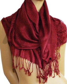 GORGEOUS-LADIES-PASHMINA-SHAWL-HIJAB-SCARF-WRAP-STOLE-BLACK-WHITE-RED-BLUE-GREY-STYLE-7-0