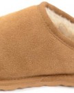 Genuine-Unisex-Mule-Extra-Thick-Sheepskin-Slip-on-Slippers-with-Hard-Man-Made-Sole-Chestnut-Brown-Size-10-0-3
