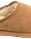 Genuine-Unisex-Mule-Extra-Thick-Sheepskin-Slip-on-Slippers-with-Hard-Man-Made-Sole-Chestnut-Brown-Size-10-0-4
