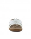 Gezer-Womens-Comfort-Mule-Flower-Sandal-in-White-Size-40-White-0-2