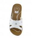 Gezer-Womens-Comfort-Mule-Flower-Sandal-in-White-Size-40-White-0-3