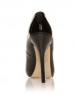 H251-Black-Patent-PU-Leather-Stiletto-High-Heel-Concealed-Platform-Court-Shoes-Size-UK-6-EU-39-0-2