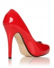 H251-Red-Patent-PU-Leather-Stiletto-High-Heel-Concealed-Platform-Court-Shoes-Size-UK-5-EU-38-0-1