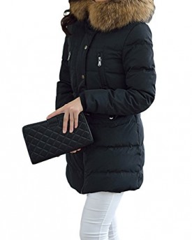 HD-Womenss-Winter-Fashion-Casual-Midi-Fur-Hooded-Warm-Down-Coat-Jackets-Black-S-0