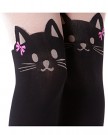 HDE-Womens-Fun-Pattern-Printed-Tattoo-Pantyhose-Stockings-Pink-Ribbon-Neko-Cat-0-3