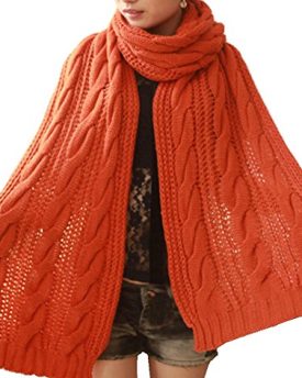 HOEREV-Thick-Knitted-Winter-Warm-Infinity-Scarf-Shoulder-Wrap-Scarf-0