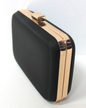 HUGO-BOSS-NUIT-LADIES-BLACK-HARD-CASE-CLUTCH-BAG-WITH-GOLD-TRIM-0