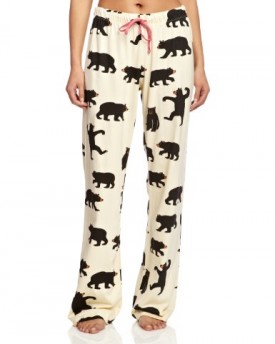 Hatley-Womens-Black-Bears-on-Natural-Pyjama-Bottoms-Off-White-Cream-X-Large-0