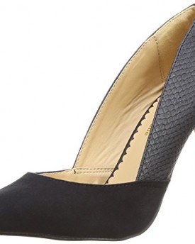 Head-Over-Heels-Womens-Bodene-Court-Shoes-Black-Synthetic-6-UK-39-EU-0
