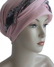Head-Scarves-for-Hair-Loss-Cream-Pink-End-Patterned-0-3