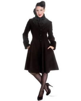 Hell-Bunny-Angeline-Black-Faux-Wool-Vintage-40s-50s-Fur-Trim-Winter-Coat-0