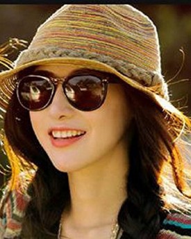 Hengsong-Lady-Girls-Straw-Colourful-Stripe-Casual-Jazz-Beach-Travell-Hat-0