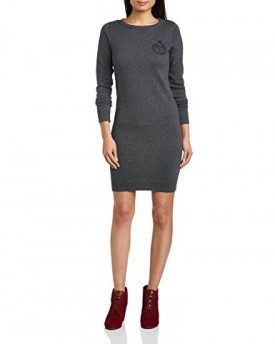Henri-Lloyd-Womens-Madison-Knit-Knitted-Long-Sleeve-Dress-Grey-Marl-8-Manufacturer-SizeX-Small-0
