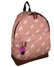 Hey-Hey-Handbags-Ladies-Canvas-Retro-Print-Backpack-Horse-Pink-CANVAS-0