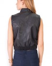 Hidden-Fashion-Womens-Ladies-Faux-Leather-Pattern-Embossed-GiletsJackets-BLACK14-0-0