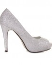 High-Heel-Peep-Toe-Silver-Glitter-Court-Prom-Shoes-SIZE-5-0-2